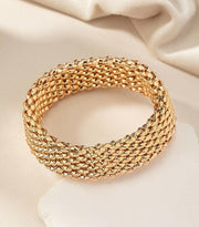 Pulseira Mola Dourado