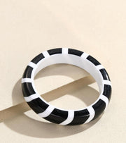 Pulseira Bracelete Preto e Branco III