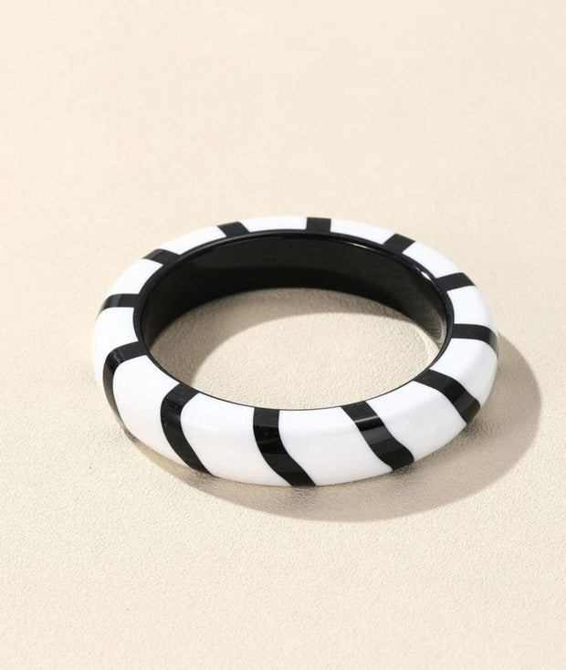 Pulseira Bracelete Preto e Branco II