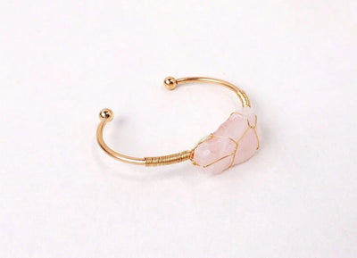 Pulseira Stone Quartzo Rosa