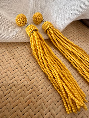 Brinco Tassel Amarelo